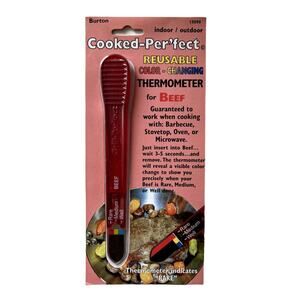 Beef Thermometer Burton 15090 Indoor Outdoor Reusable New Sealed